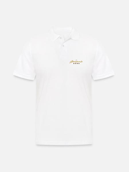 Sternesammler Deutschland - Männer Poloshirt - Weiß