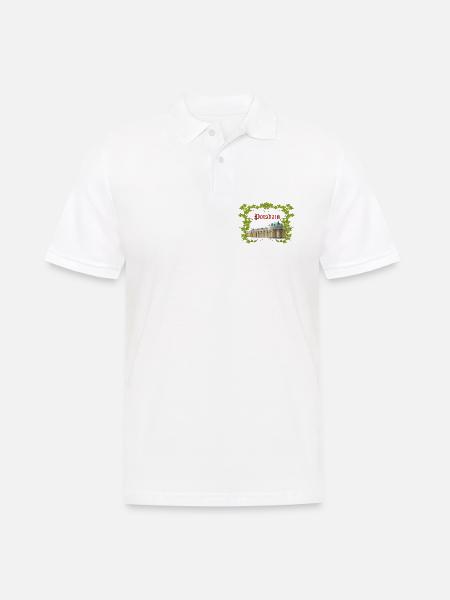 POTSDAM - Männer Poloshirt - Weiß