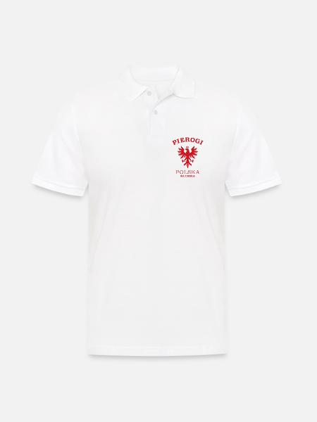 PIEROGI Polen Polska Poland - Männer Poloshirt - Weiß