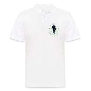 Erde Maschine Mensch Atom Roboter Maschinenmensch - Männer Poloshirt - Weiß - Vorne - Kai (181cm)