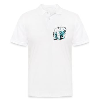 Polar bear - Men's Polo Shirt - white - Front - Kai (181cm)