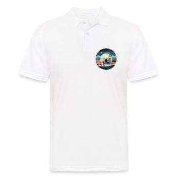 Marrakesch Moschee Stadt Design - Männer Poloshirt - Weiß - Vorne - Kai (181cm)