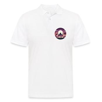 Marrakesch Moschee Nordafrika - Männer Poloshirt - Weiß - Vorne - Kai (181cm)