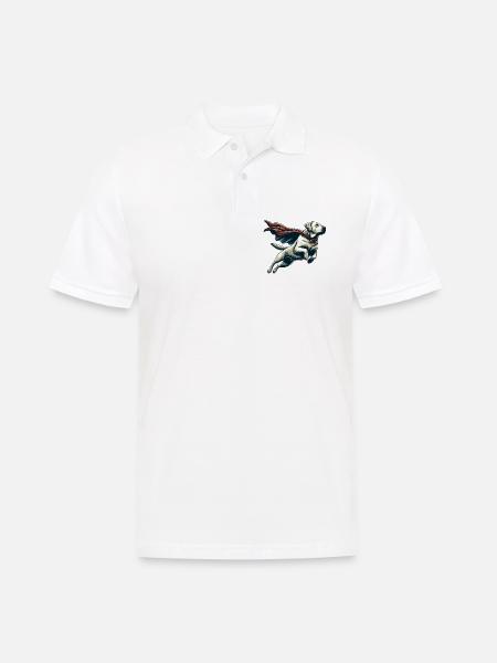 Super Hund Labrador Retriever Labi Labbi Geschenk - Männer Poloshirt - Weiß