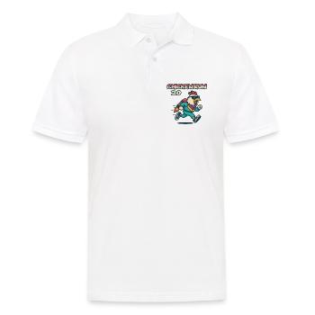 Chicken Run 2.0 Abenteuer-Tee - Männer Poloshirt - Weiß - Vorne - Kai (181cm)