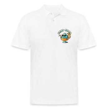 Bleib kühler Eisberg im Sommerglas - Männer Poloshirt - Weiß - Vorne - Kai (181cm)