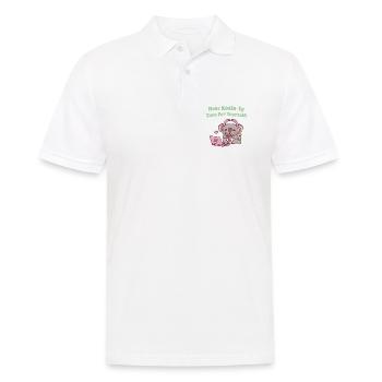 Süßer Koala, der Nudeln isst, machen Koala-Zeit - Männer Poloshirt - Weiß - Vorne - Kai (181cm)