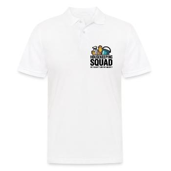 Funny Cleaning Design - Men's Polo Shirt - white - Front - Kai (181cm)