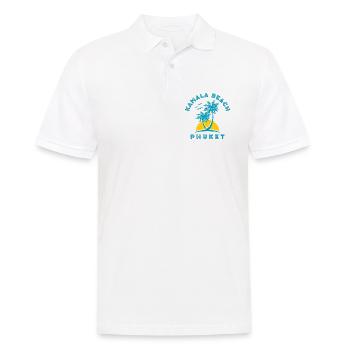 Kamala Beach Phuket Sunset Palm - Men's Polo Shirt - white - Front - Kai (181cm)