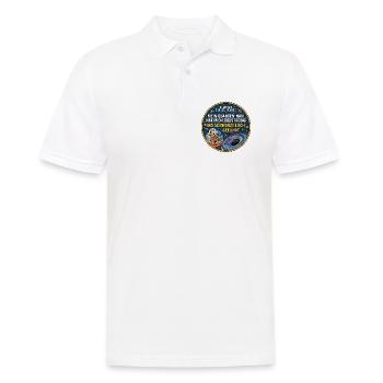 Schwarzes Loch Navi lustiger Spruch - Männer Poloshirt - Weiß - Vorne - Kai (181cm)