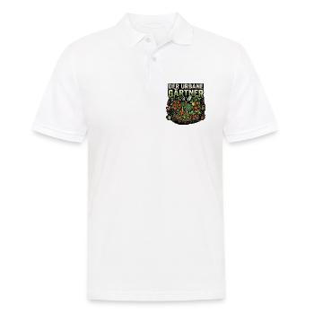 Gärtner Garten Gemüse - Männer Poloshirt - Weiß - Vorne - Kai (181cm)