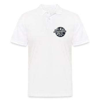 Siegerland Lagombes Lagömbes Mädchen für alles! - Männer Poloshirt - Weiß - Vorne - Kai (181cm)