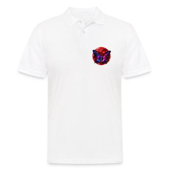 Red Planet Energy – Kosmischer Schmetterling - Männer Poloshirt - Weiß - Vorne - Kai (181cm)