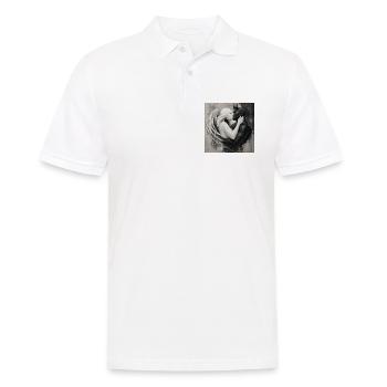 Licht trifft Dunkelheit Liebe - Männer Poloshirt - Weiß - Vorne - Kai (181cm)