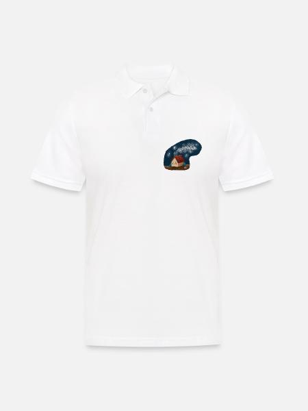 Gutenacht Hauszauber - Männer Poloshirt - Weiß