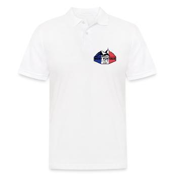 MontVentoux  2026 sticker - Männer Poloshirt - Weiß - Vorne - Kai (181cm)