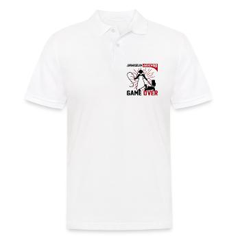 Junggesellenabschied Game Over Mann Frau Party - Männer Poloshirt - Weiß - Vorne - Kai (181cm)