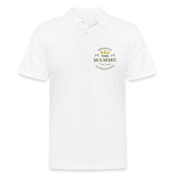 Sejerlänner Mamme Siegerländer Mutter Krönchen - Männer Poloshirt - Weiß - Vorne - Kai (181cm)