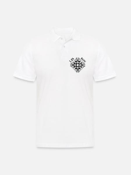 merry christmas kugeln xmas Weihnachten Farben - Männer Poloshirt - Weiß
