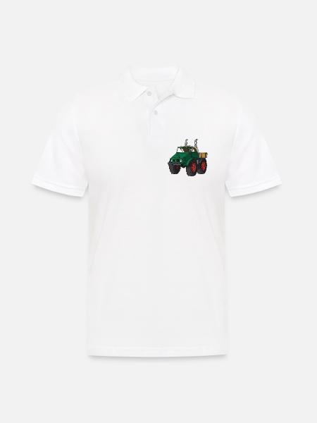 customog - Männer Poloshirt - Weiß