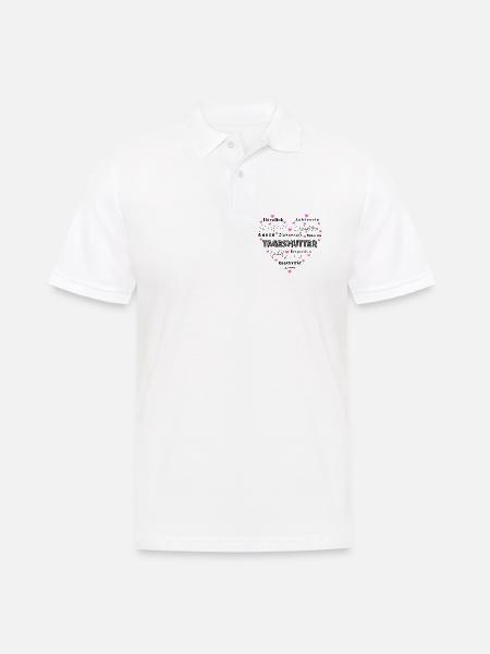 Geschenk Tagesmutter - Männer Poloshirt - Weiß
