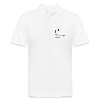 Surfen, surfen, surfen, surfen - Männer Poloshirt - Weiß - Vorne - Kai (181cm)