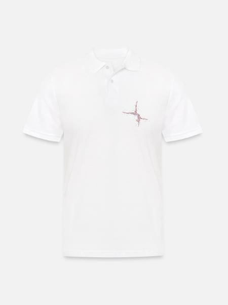 Turnen Herzschlag Gymnastik Handstand Akrobatik - Männer Poloshirt - Weiß