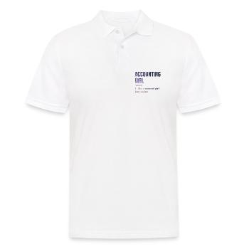 Buchhaltung Buchhaltung Buchhaltung Buchhaltung - Männer Poloshirt - Weiß - Vorne - Kai (181cm)