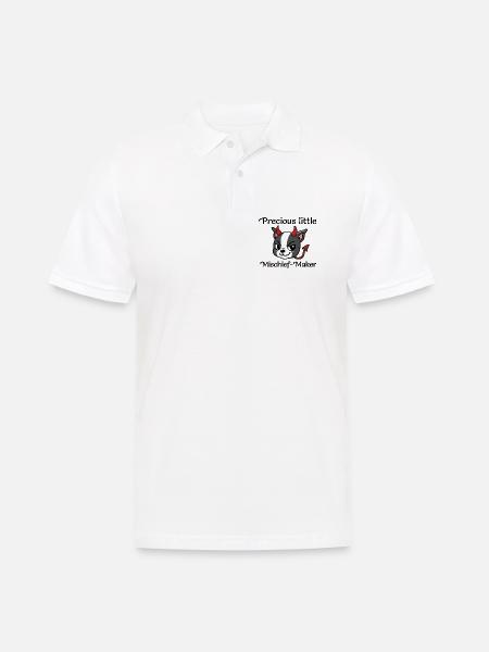 Kostbarer kleiner Unruhestifter - Männer Poloshirt - Weiß