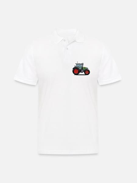 Traktor, den jeder mag - Männer Poloshirt - Weiß
