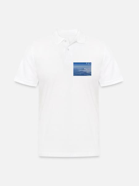 Fujisan - Männer Poloshirt - Weiß