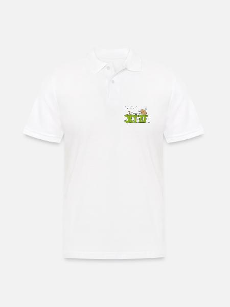 Jetzt - Männer Poloshirt - Weiß