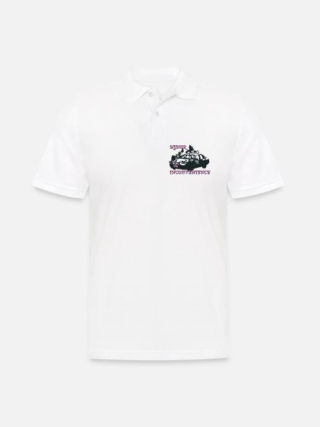 Minor Inconvenience Statement Design - Männer Poloshirt - Weiß