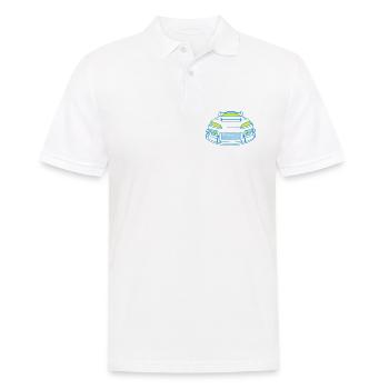 Auto Tuner - Männer Poloshirt - Weiß - Vorne - Kai (181cm)