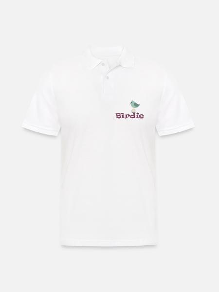 Golf-Birdie - Männer Poloshirt - Weiß