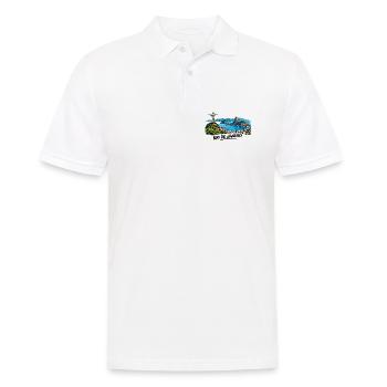 Rio Panorama City - Männer Poloshirt - Weiß - Vorne - Kai (181cm)