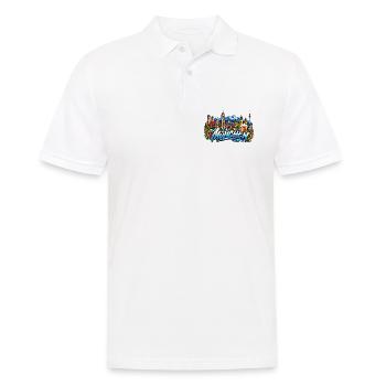 München Collage Bier Skyline König - Männer Poloshirt - Weiß - Vorne - Kai (181cm)