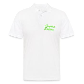 Limited Edition - Männer Poloshirt - Weiß - Vorne - Kai (181cm)