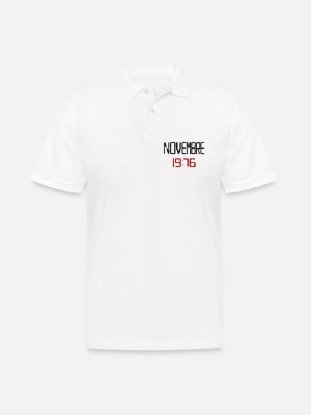 50-jähriges Jubiläum 1976, französisch - Männer Poloshirt - Weiß