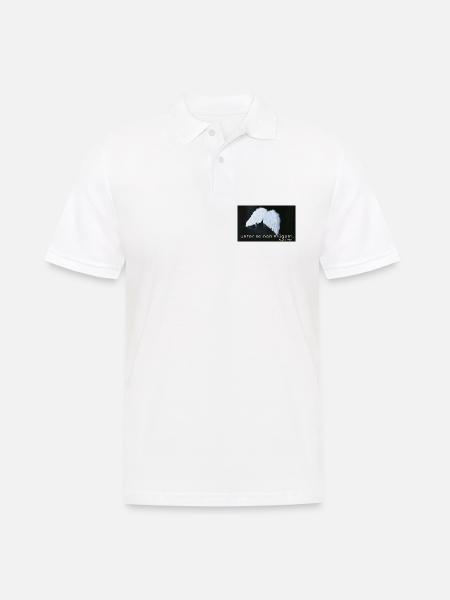 Engelflügel Psalm 91:4 - Männer Poloshirt - Weiß