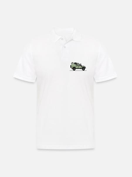 Defender 110 Offroad - Männer Poloshirt - Weiß