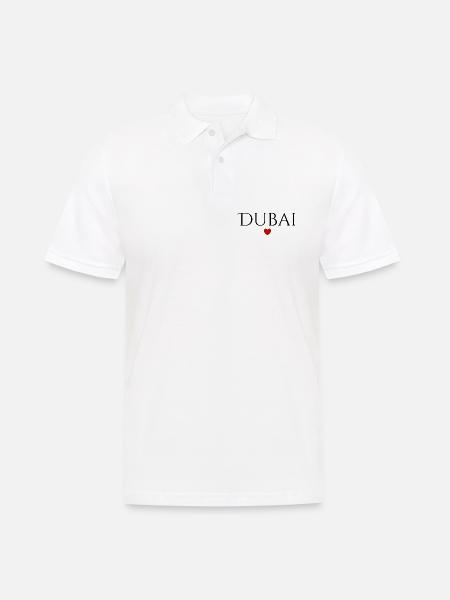 Dubai - Männer Poloshirt - Weiß