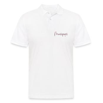 Mausepups - Männer Poloshirt - Weiß - Vorne - Kai (181cm)
