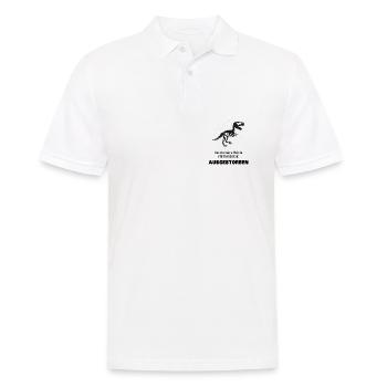 Corona Virus Grippe lustige Sprüche Geschenk Dino - Männer Poloshirt - Weiß - Vorne - Kai (181cm)