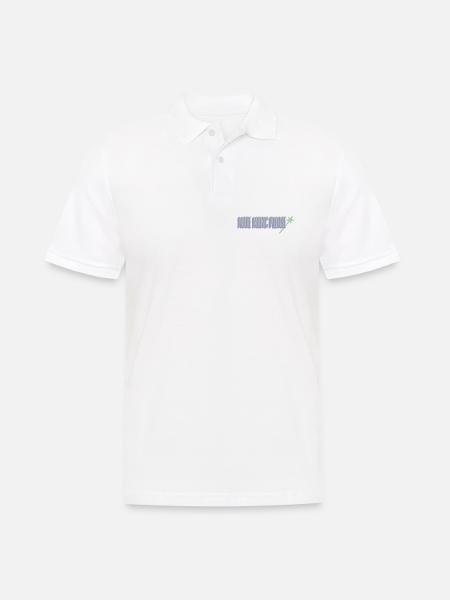 More Magic Please Wand Art - Männer Poloshirt - Weiß