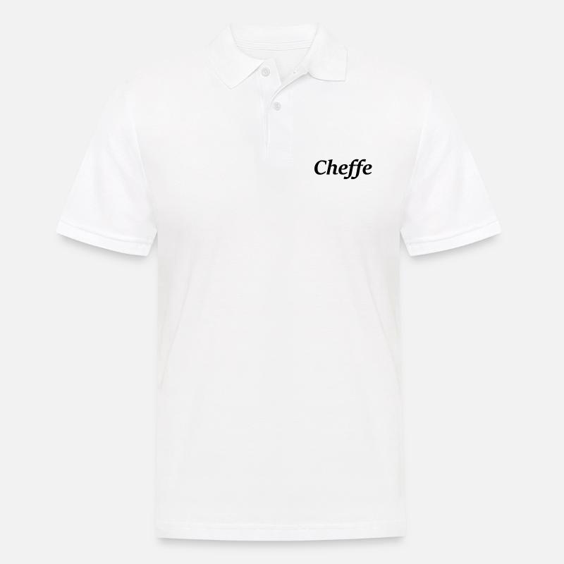 Cheffe Chef Boss - Männer Poloshirt - Weiß
