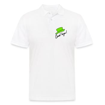 Reine Elisabeth - Au revoir - Polo Homme - blanc - Devant - Kai (181cm)