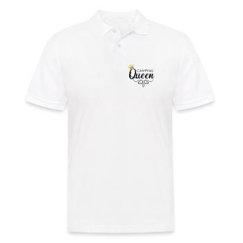 Camping Queen - Männer Poloshirt - Weiß - Vorne - Kai (181cm)