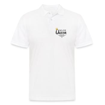 Selfie Queen - Männer Poloshirt - Weiß - Vorne - Kai (181cm)