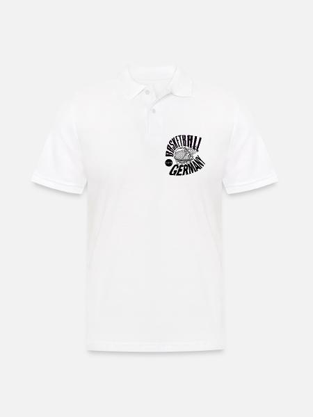 Basketball Deutschland Turnier Mannschaft - Männer Poloshirt - Weiß